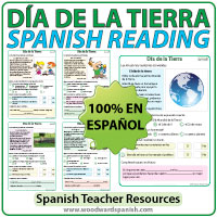 Día de la Tierra - Lecturas Cortas - Spanish Reading Passages about Earth Day